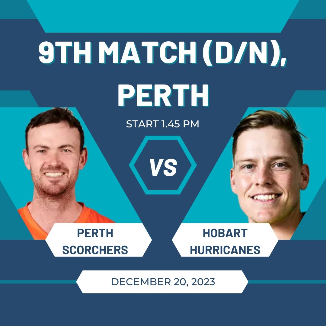 Perth Scorchers vs Hobart Hurricanes Live Score