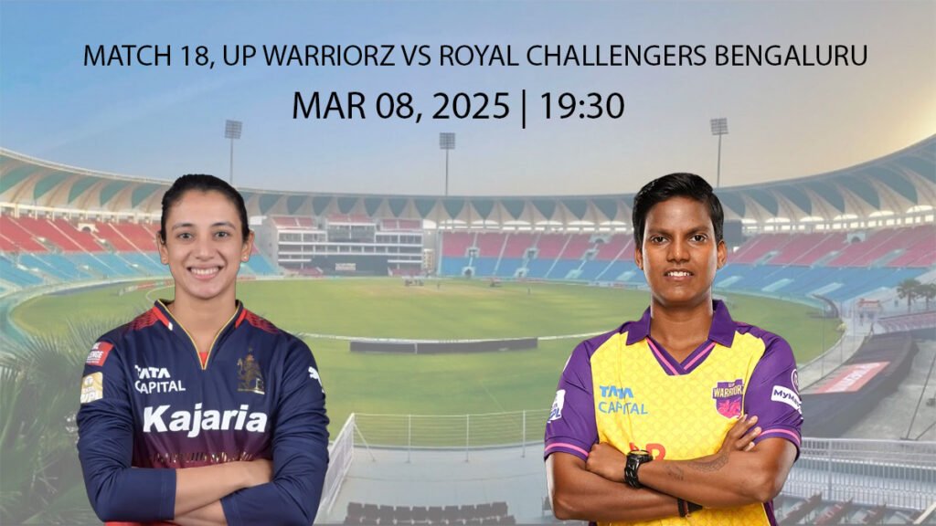 18th match Royal Challengers Bengaluru Women vs UP Warriorz Women